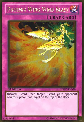 Phoenix Wing Wind Blast [PGLD-EN070] Gold Rare - Doe's Cards