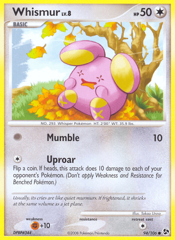 Whismur (94/106) [Diamond & Pearl: Great Encounters] - Doe's Cards