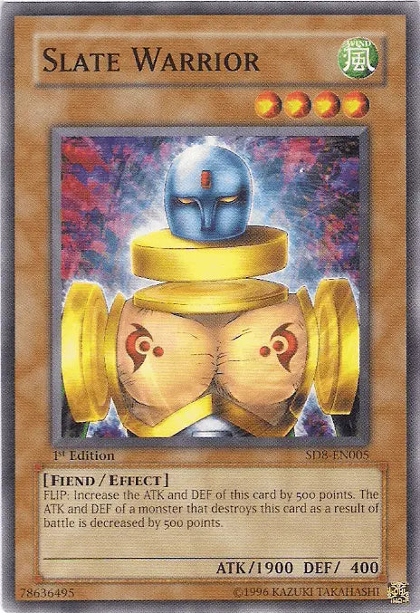 Slate Warrior [SD8-EN005] Common - Doe's Cards