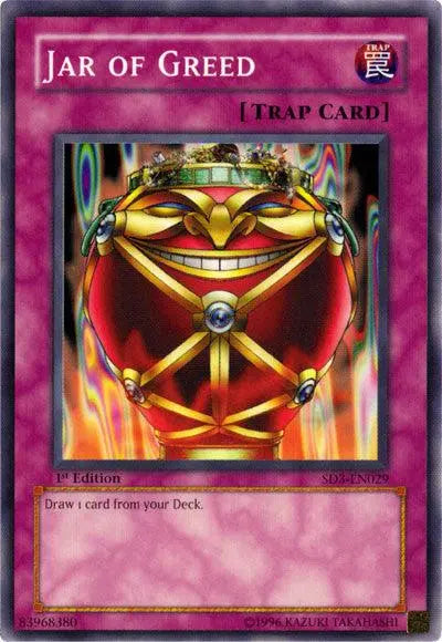 Jar of Greed [SD3-EN029] Common - Doe's Cards