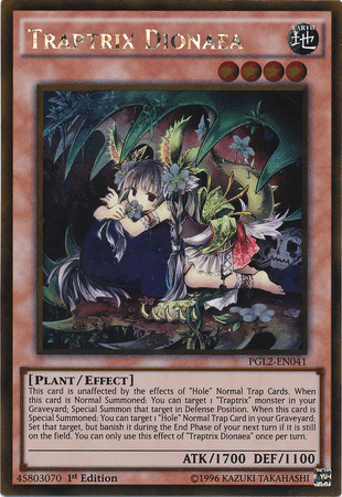 Traptrix Dionaea [PGL2-EN041] Gold Rare - Doe's Cards