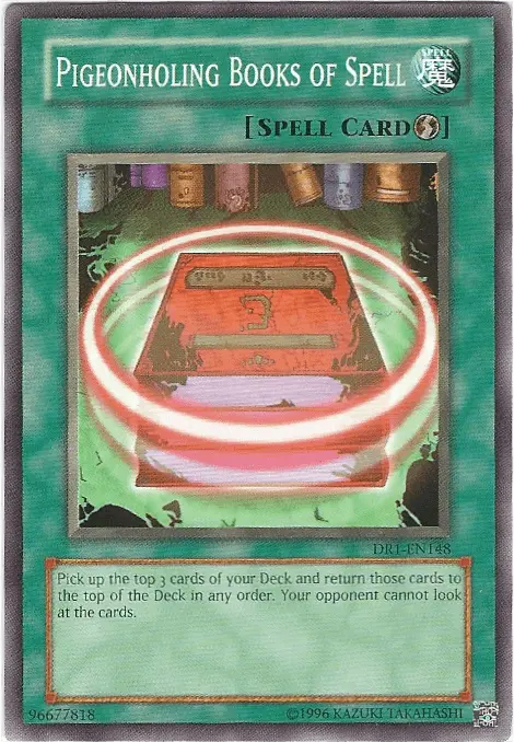 Pigeonholing Books of Spell [DR1-EN148] Common - Doe's Cards