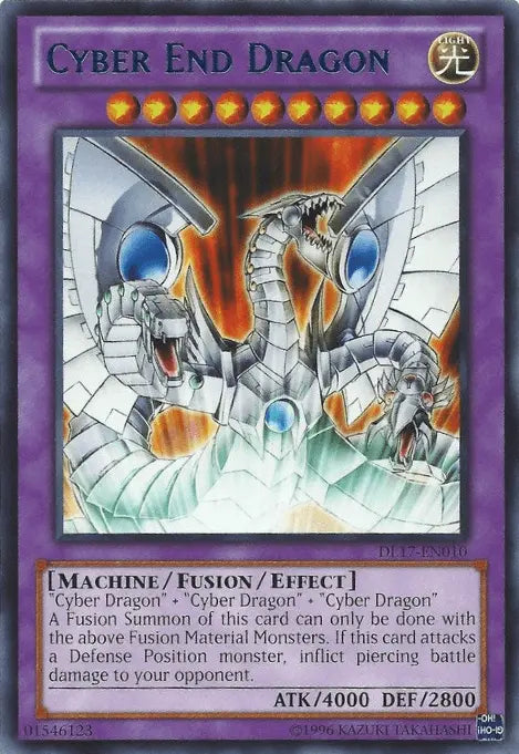 Cyber End Dragon (Blue) [DL17-EN010] Rare - Doe's Cards