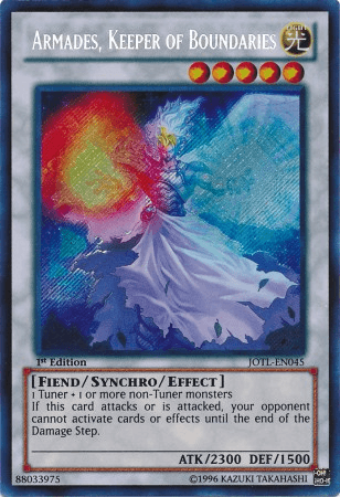 Armades, Keeper of Boundaries [JOTL-EN045] Secret Rare - Doe's Cards