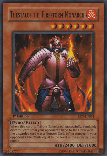 Thestalos the Firestorm Monarch [RDS-EN021] Super Rare - Doe's Cards