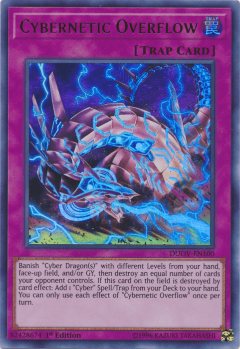 Cybernetic Overflow [DUOV-EN100] Ultra Rare - Doe's Cards