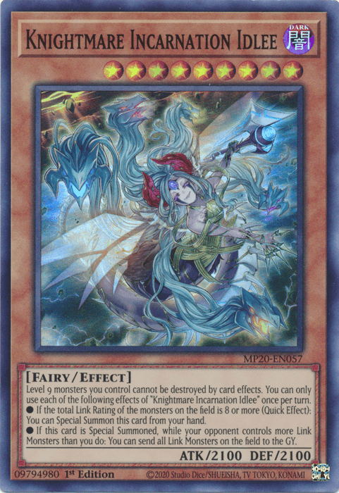Knightmare Incarnation Idlee [MP20-EN057] Super Rare - Doe's Cards