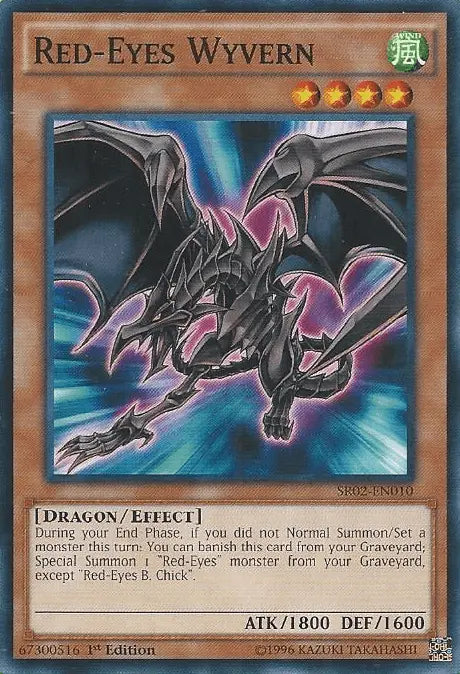 Red-Eyes Wyvern [SR02-EN010] Common - Doe's Cards