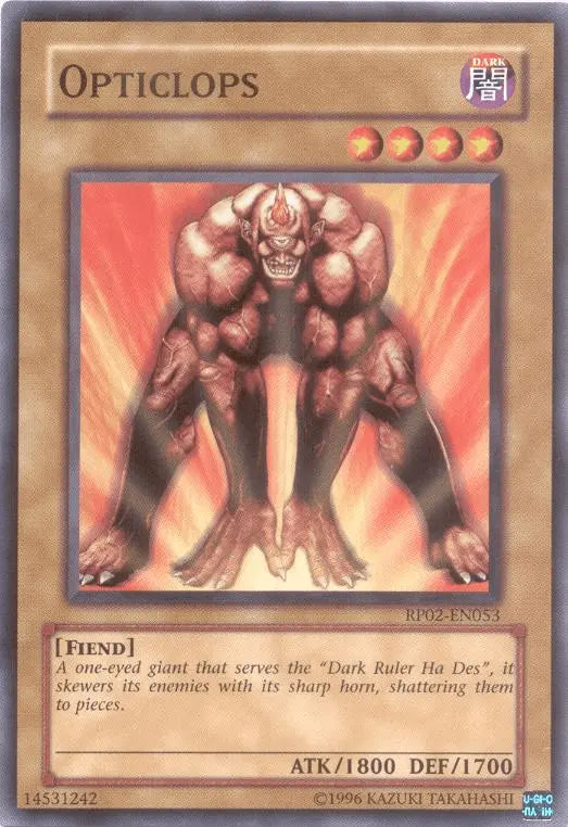 Opticlops [RP02-EN053] Common - Doe's Cards