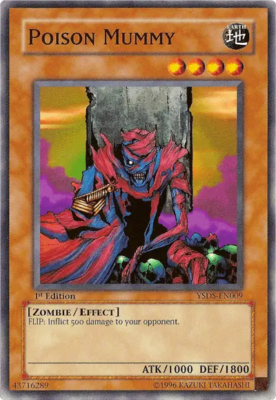 Poison Mummy [YSDS-EN009] Common - Doe's Cards