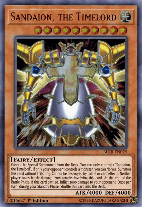Sandaion, the Timelord [BLRR-EN025] Ultra Rare - Doe's Cards