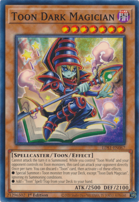 Toon Dark Magician [LDS1-EN067] Common - Doe's Cards