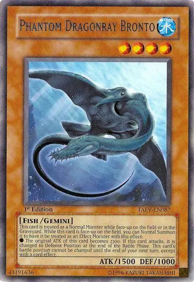 Phantom Dragonray Bronto [TAEV-EN087] Rare - Doe's Cards