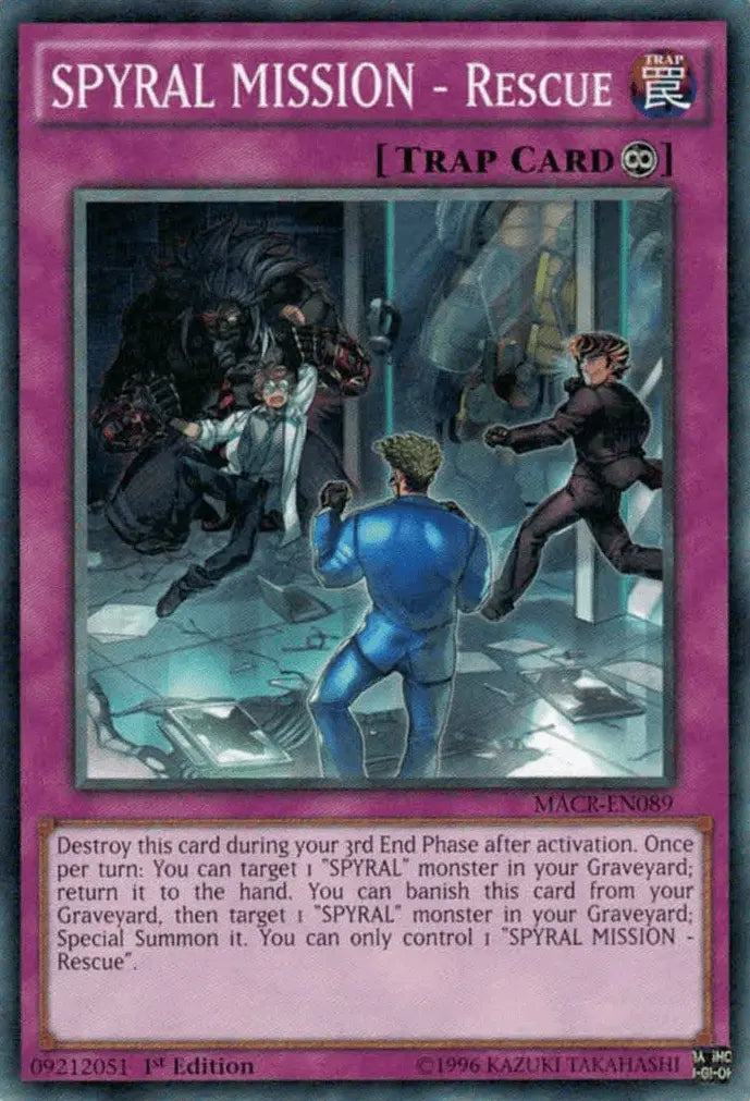 SPYRAL MISSION - Rescue [MACR-EN089] Common - Doe's Cards