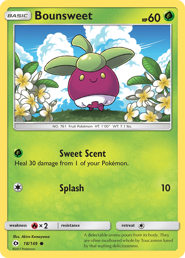 Bounsweet (18/149) [Sun & Moon: Base Set] - Doe's Cards