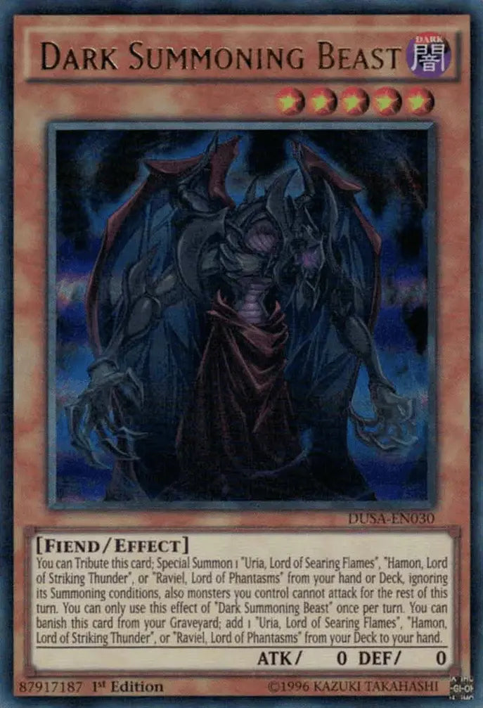 Dark Summoning Beast [DUSA-EN030] Ultra Rare - Doe's Cards