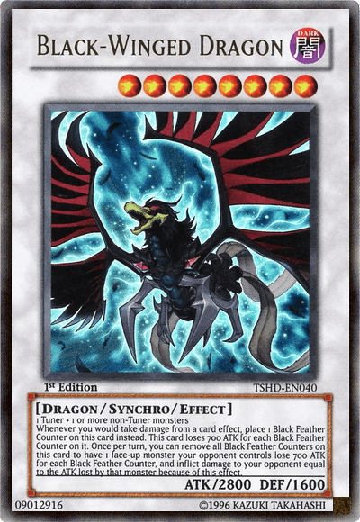 Black-Winged Dragon [TSHD-EN040] Ultra Rare - Doe's Cards