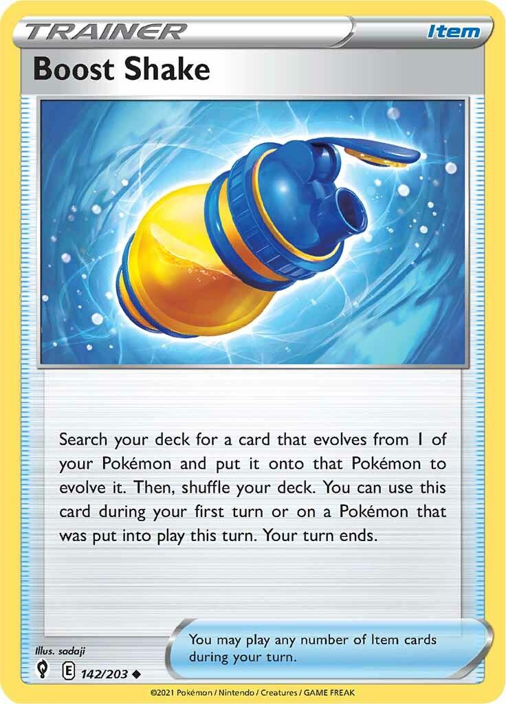 Boost Shake (142/203) [Sword & Shield: Evolving Skies] - Doe's Cards
