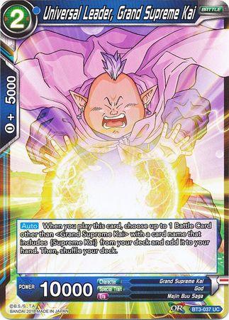 Universal Leader, Grand Supreme Kai (BT3-037) [Cross Worlds] - Doe's Cards