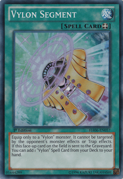 Vylon Segment [HA06-EN057] Super Rare - Doe's Cards