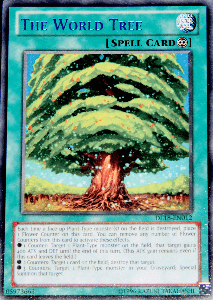 The World Tree (Blue) [DL18-EN012] Rare - Doe's Cards