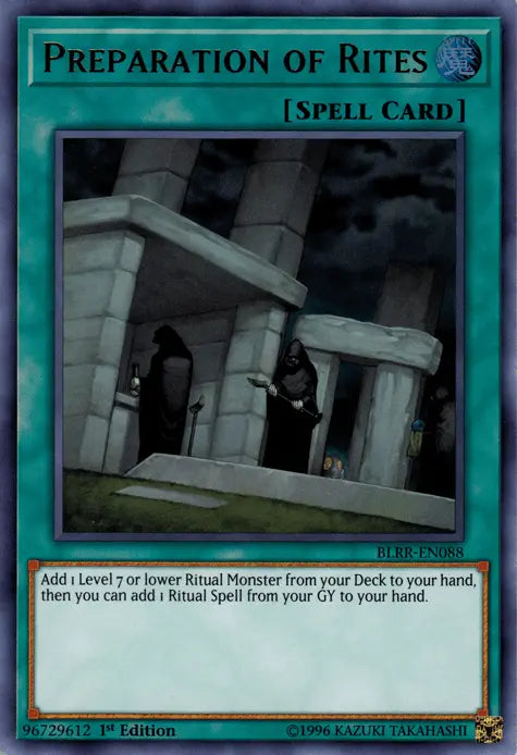 Preparation of Rites [BLRR-EN088] Ultra Rare - Doe's Cards