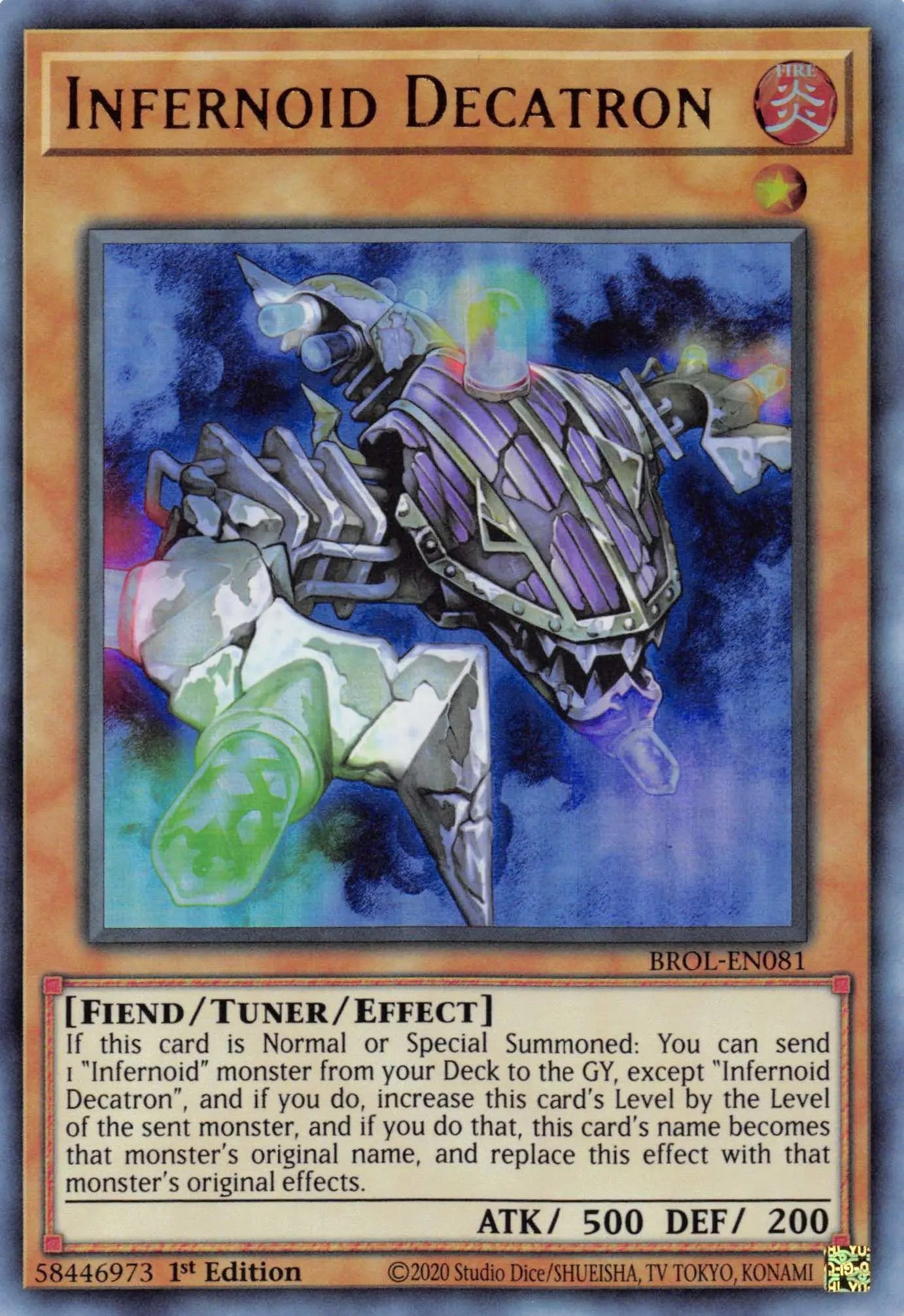 Infernoid Decatron [BROL-EN081] Ultra Rare - Doe's Cards