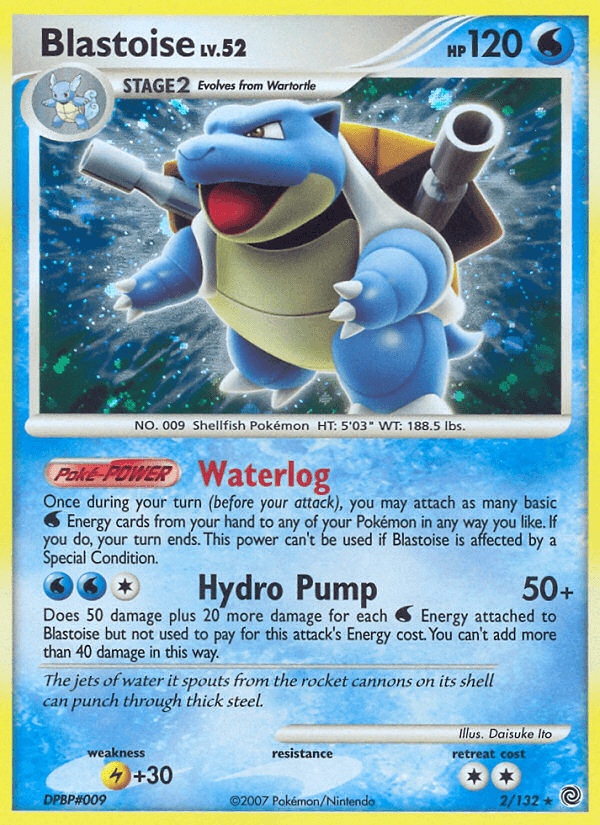 Blastoise (2/132) [Diamond & Pearl: Secret Wonders] - Doe's Cards