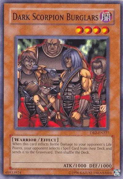 Dark Scorpion Burglars [DB2-EN227] Common - Doe's Cards