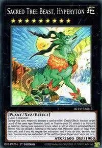 Sacred Tree Beast, Hyperyton [BLVO-EN047] Super Rare - Doe's Cards