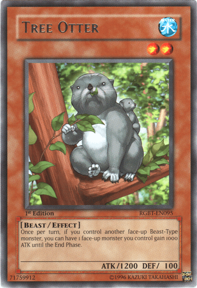 Tree Otter [RGBT-EN095] Rare - Doe's Cards