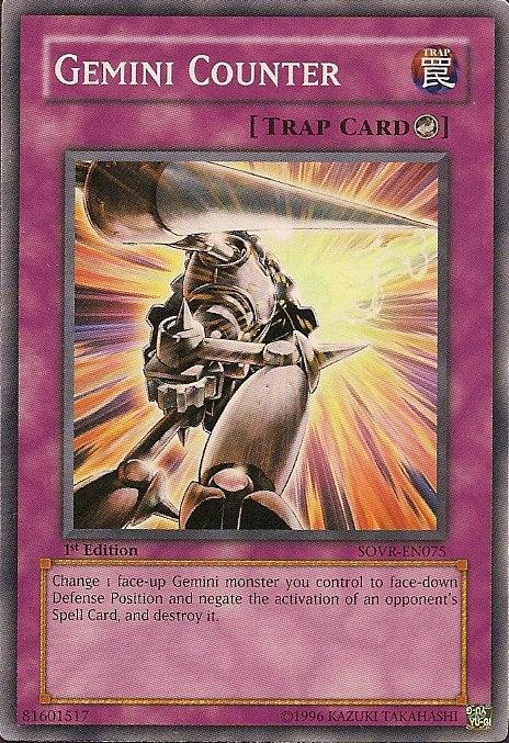 Gemini Counter [SOVR-EN075] Common - Doe's Cards