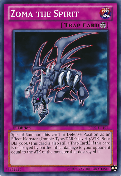 Zoma the Spirit [BP02-EN194] Mosaic Rare - Doe's Cards