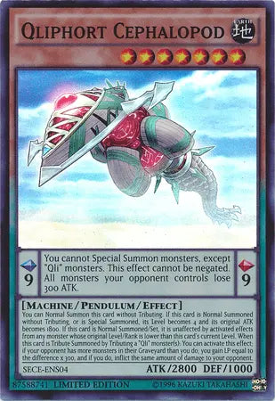 Qliphort Cephalopod [SECE-ENS04] Super Rare - Doe's Cards