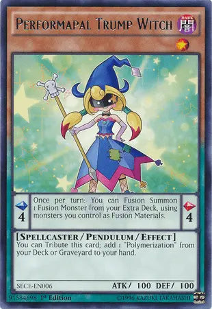 Performapal Trump Witch [SECE-EN006] Rare - Doe's Cards