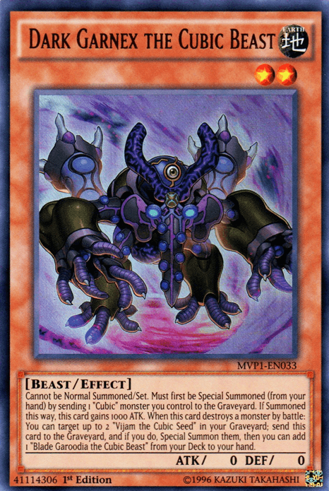 Dark Garnex the Cubic Beast [MVP1-EN033] Ultra Rare - Doe's Cards