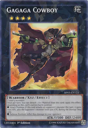 Gagaga Cowboy [BP03-EN123] Shatterfoil Rare - Doe's Cards