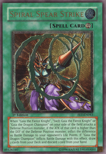 Spiral Spear Strike [FET-EN043] Ultimate Rare - Doe's Cards