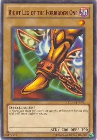 Right Leg of the Forbidden One (Purple) [DL11-EN002] Rare - Doe's Cards