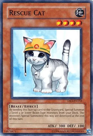 Rescue Cat [DR3-EN153] Common - Doe's Cards