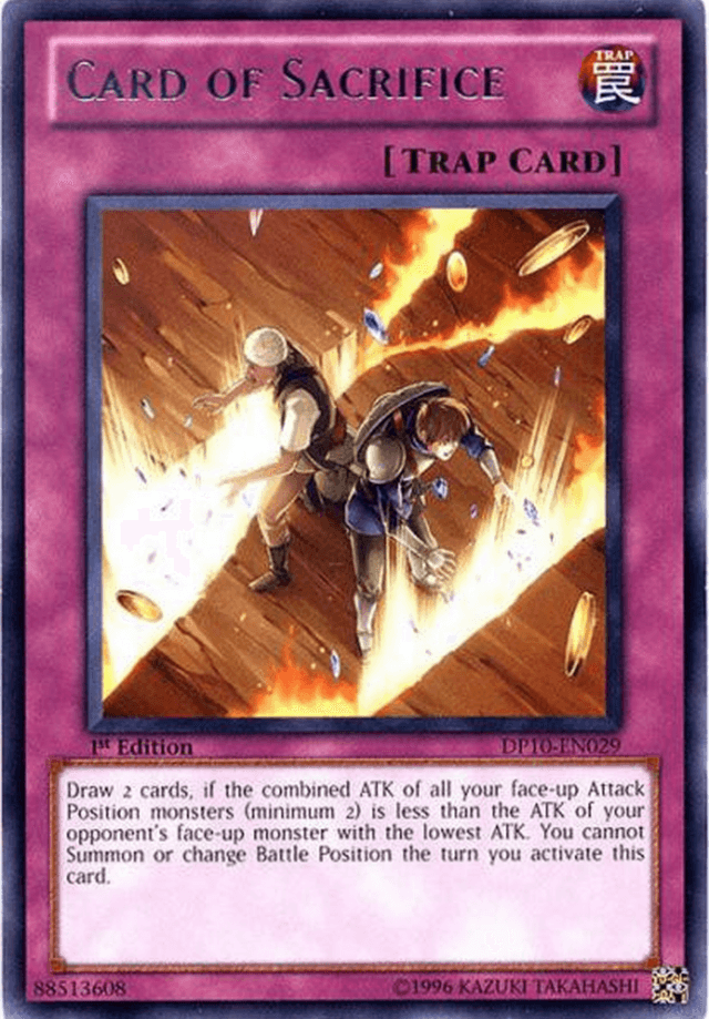 Card of Sacrifice [DP10-EN029] Rare - Doe's Cards