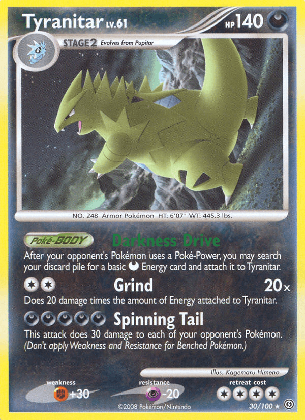 Tyranitar (30/100) [Diamond & Pearl: Stormfront] - Doe's Cards