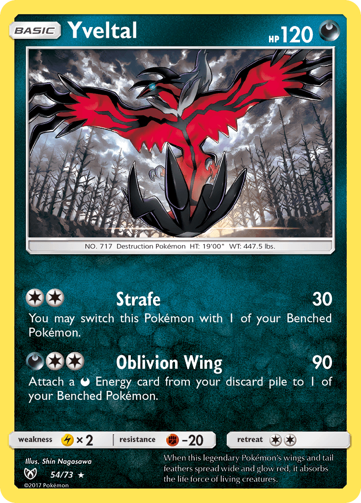 Yveltal (54/73) [Sun & Moon: Shining Legends] - Doe's Cards