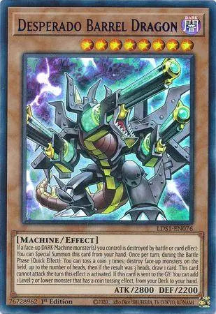 Desperado Barrel Dragon (Purple) [LDS1-EN076] Ultra Rare - Doe's Cards
