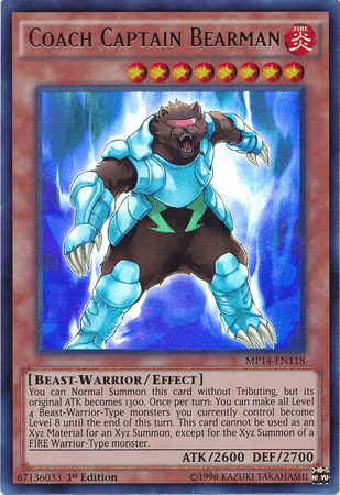 Coach Captain Bearman [MP14-EN118] Ultra Rare - Doe's Cards