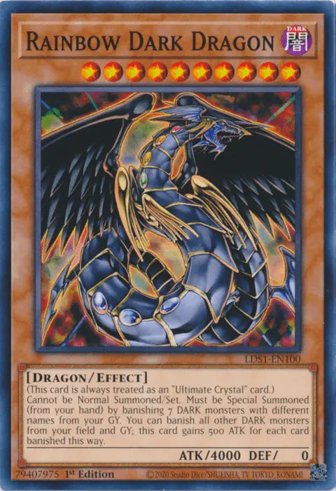 Rainbow Dark Dragon [LDS1-EN100] Common - Doe's Cards