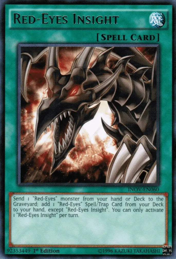 Red-Eyes Insight [INOV-EN060] Rare - Doe's Cards