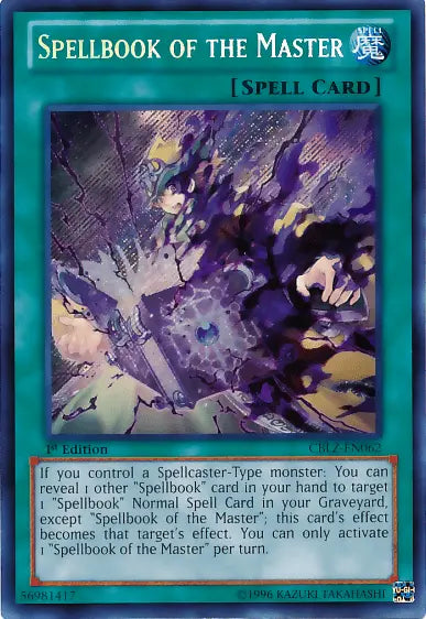 Spellbook of the Master [CBLZ-EN062] Secret Rare - Doe's Cards