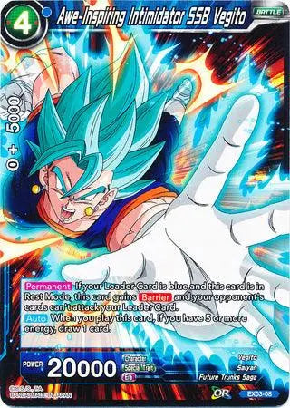 Awe-Inspiring Intimidator SSB Vegito (EX03-08) [Ultimate Box] - Doe's Cards