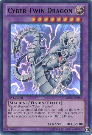 Cyber Twin Dragon [SDCR-EN037] Ultra Rare - Doe's Cards